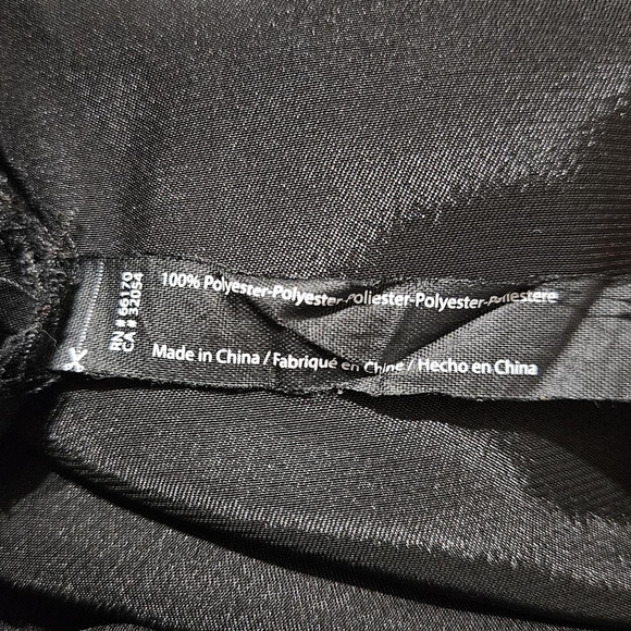 Urban Outfitters Black Satin Slip Dress - Picture 4 of 8